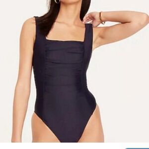 Navy blue one piece bathing suit size 22’ NWT